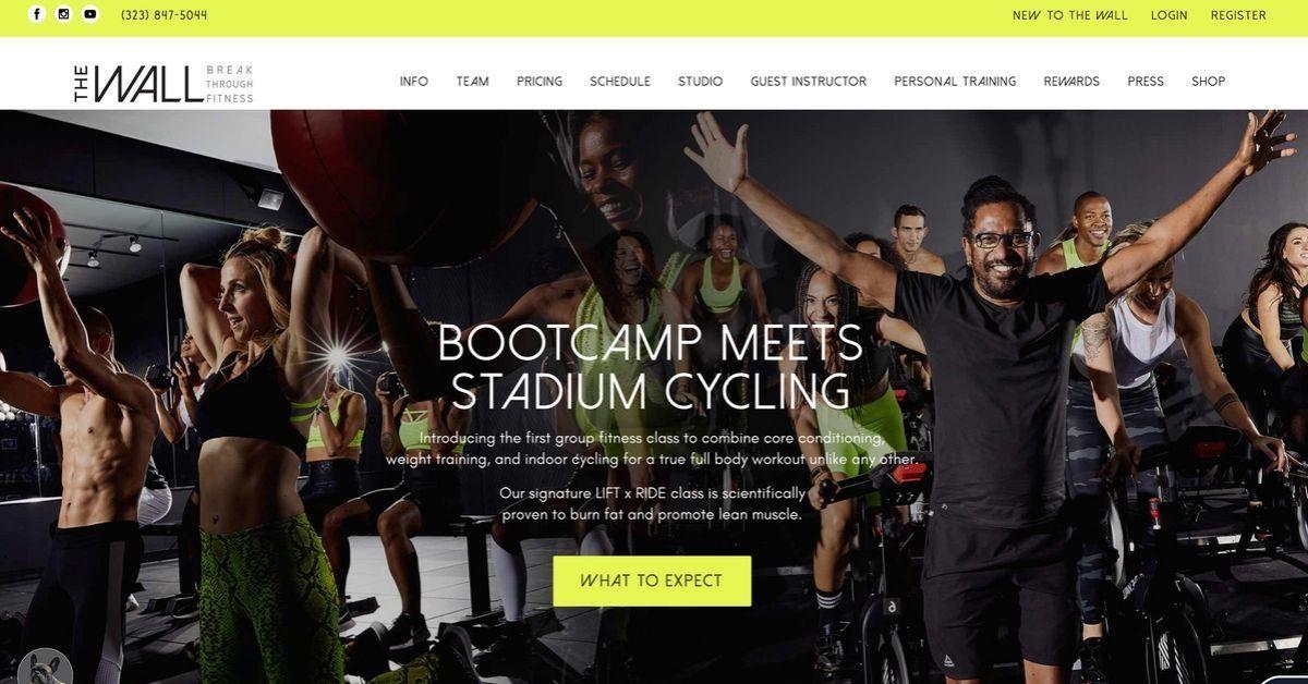 The wall gym website